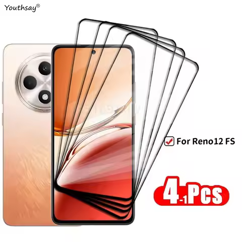 Full Cover Glass For OPPO Reno12 FS 5G Tempered Glass Reno 12 FS Screen Protector HD Protective Phon