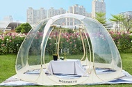 Pop Up Bubble Clear Tent 12x12x8FT,8-12 Person Camping screen house,Igloo Tent, Star Tent, travel te
