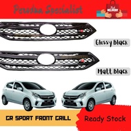 Perodua Axia 2017 - 2022 GR Sport Front Grill Exterior Car Accessories Sarong Sarung Depan