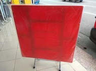 &lt;紅色&gt;3x3尺摺疊桌/折疊桌/餐桌/小吃桌/摺疊桌/拜拜桌