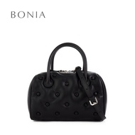 Bonia Black Celeste Satchel Bag