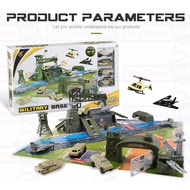 Set Permainan Askar untuk Kanak Kanak  Mainan Perang // Military Base Toy Car Set Educational Toy Fo