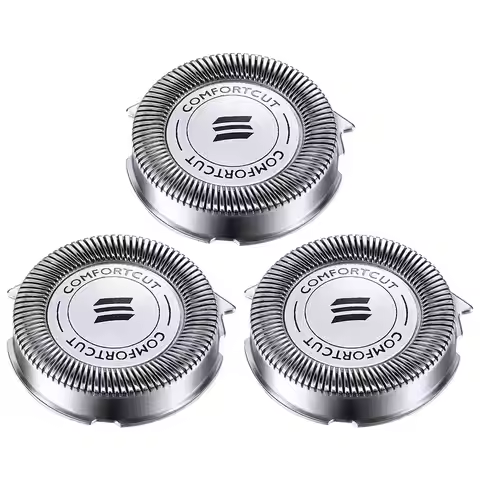 3Pcs SH30/50/52 Shaver Replacement Heads for Philips Electric Shaver Series 1000, 2000, 3000, 5000 B
