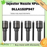hukou4PCS New DLLA152P947 Injector Nozzle for  Injector for  Navara D22 D40  2.5 093400-9470