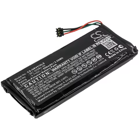 Li-PolymerBicyclesFlashlightsBatteryforGarmin,3.7V,950mAh,CompatibleModels:010-01951-00,RTL510,Varia
