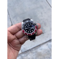 Seiko Mods Coke Black red GMT Master II mechanical watch automatic watch modify watch Seikolex