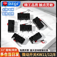 Micro Switch KW11/12/8 Stroke Limit Switch Push Button 3 Pins KW12 Long Handle Curved Handle Straigh