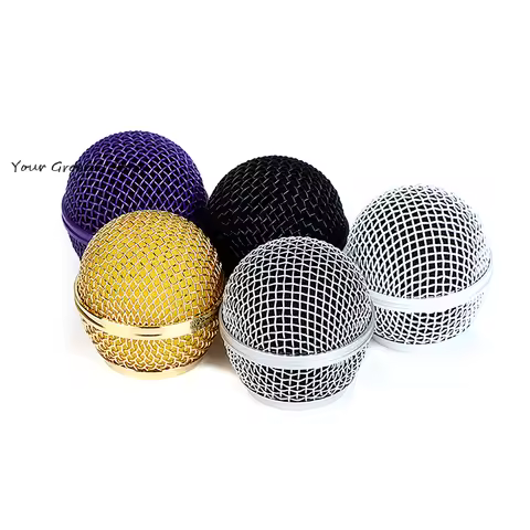1Pc For Shure SM58 Wireless Microphone Replacement Metal Microphone Grille Replacing Professional Pa