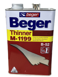 Beger Thinner M-1199 เบเยอร์ ทินเนอร์ เอ็ม-1199 ใช้สำหรับผสมเจือจางผลิตภัณฑ์งานไม้ และสีทองคำเบเยอร์