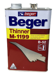 Beger Thinner M-1199 เบเยอร์ ทินเนอร์ เอ็ม-1199 ใช้สำหรับผสมเจือจางผลิตภัณฑ์งานไม้ และสีทองคำเบเยอร์ ซุปเปอร์โกลด์