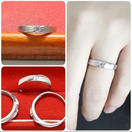 Cincin perak 925 lapis emas putih cincin cewek perak 925 cincin wanita