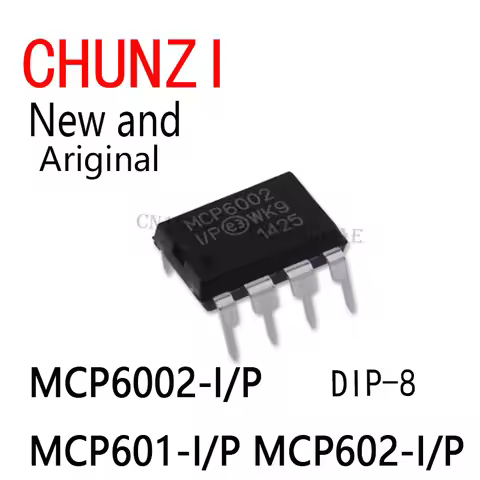 10PCS New and Original MCP6002 MCP6004 MCP601 MCP602 DIP-14 MCP6004-I/P DIP-8 MCP6002-I/P MCP601-I/P
