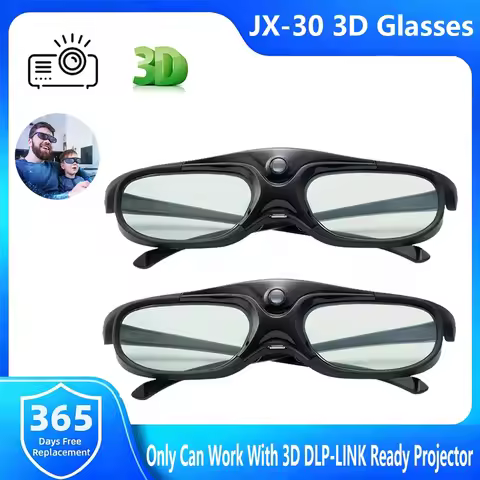 JX-30 3D Glasses Active Shutter 96-144HZ Supports BenQ Acer X118H P1502 X1123H H6517ABD H65108D Opto