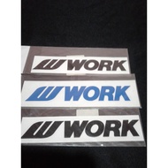 Car Sticker Work Sport Rim