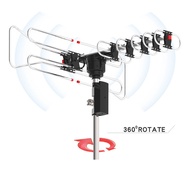 Antena TV Antena Yagi HD Antena Berputar Luaran Gelombang Tanah Antena TV HDTV Digital