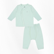 Bubaby ชุดนอนเด็กผ้าใยไผ่ นุ่มยืด แบบมีกระเป๋า แขนยาว ขายาว / Bambus Long Sleeve Patch Pocket Set (S