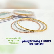 gelang (bangle) emas 375/8k