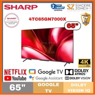 SHARP 4TC65GN7000X 65'' AQUOS TRU 4K UHD TV I App Store I YouTube I Netflix