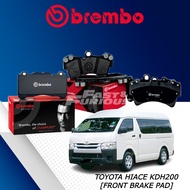 ORIGINAL BREMBO TOYOTA HIACE KDH200 BRAKE PAD  FRONT (DEPAN)