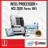 MSI Z690 Force WiFi Z690 LGA1700 Motherboard + Intel 12TH GEN CORE I3 / I5 / I7 / I9 CPU COMBO PROMO