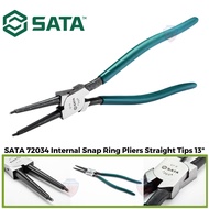 SATA 72034 Internal Snap Ring Pliers Straight Tips 13"