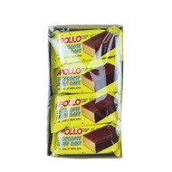 8 Pcs Apollo Chocolate Layer Cake 18g Each in Box HALAL