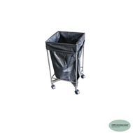 CMS ขาตั้งแขวนถุงขยะพร้อมฐานและล้อ ขนาดถุงขยะ28*36นิ้ว. มีล้อขนาด2นิ้ว.