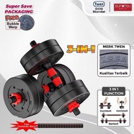 Choice - 20Kg Adjustable Dumbbell Twen Barbell 20 Kg Weight Lifting Dumbbell