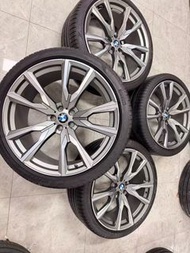 出寶馬 X5X6X7原廠22吋輪轂 帶派拉利 P ZERO 輪胎