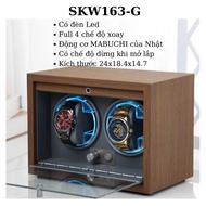 HIGH QUALITY 2 ROTARY MECHANICAL WATCH BOX