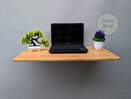 meja lipat dinding laptop meja dinding lipat printer kayu jati belanda