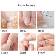 Nail glue, transparent double tape nail glue, fake hand nail glue, 24 pcs / Jelly Glue, False Nails,