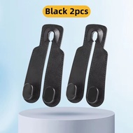 kebidumei 2pcs Microfiber Leather Car Seat Back Hook Universal 2 IN 1Car Hook Holder Suede Metal Hoo