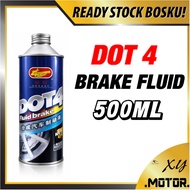 BRAKE FLUID DOT 4 BRAKE OIL MINYAK BRAKE(500ML) MINYAK BREK DOT 4