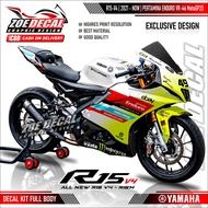 Latest FULL BODY Decal New Yamaha R15 V4 R15 M Motif/ Livery PERTAMINA ENDURO VR-46 2025 New Livery 