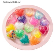 factoryoutlet2.sg Love Bead Stress Balls TPR Stress Relief Squeeze Toy Kneading Prop Mini Squishy Toys For Kids Heart Shaped Bead Stress Balls Hot