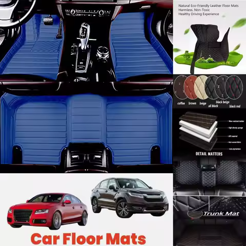 3D PU-leather Waterproof Custom Car Floor Mats For Infiniti FX FX30 FX35 FX37 FX45 FX50 Auto Carpets