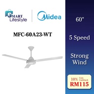Midea 60" Ceiling Fan 5 Speed MFC-60A23-WT / MFC-60A23-BK