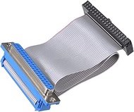 uxcell IDC Wire Flat Ribbon Cable DB37 Female to FC-40 Female Connector 2.54mm Pitch 20cm Length
