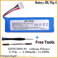 New Batre / Baterai / Battery Original Replacement JBL Flip4 / Flip 4