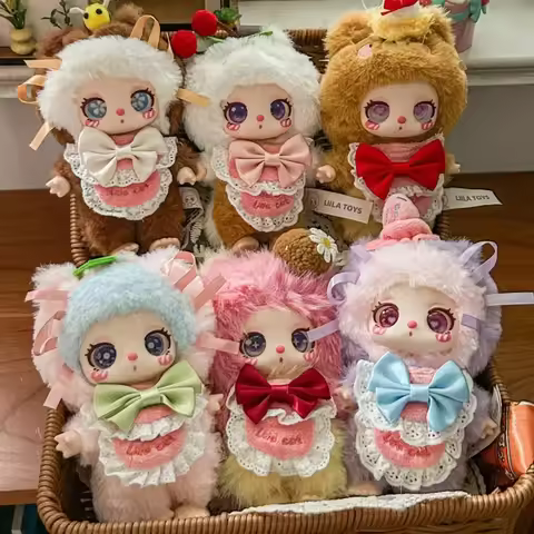 Genuine Liila Chef Kitten series Blind Box Cute Plush Toys Desktop Decoration Ornaments Bags Pendant