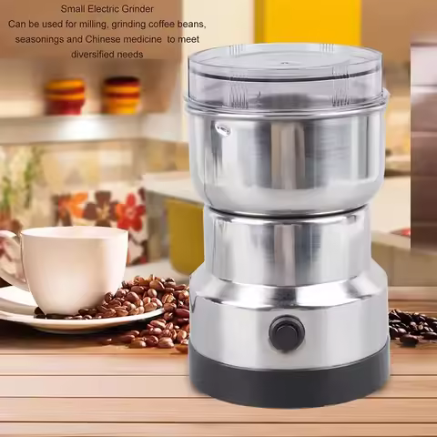 2025 Kitchen Multifunctional 4 Blade Grain Grinder Coffee Chopping Home Electric Coffee Grinder Nut 
