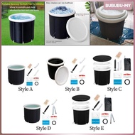 [BububuMY] Portable Ice Bathtub Soaking Tub for Athletes Bathroom SPA Tub Hot Cold Water Foldable Ba