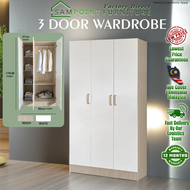 ⏰ Almari Baju 3 Pintu Terkini Murah Hurry Promo🔥DIY REQUIRED or FULL INSTALLATION/ASSEMBLY SamPoint_