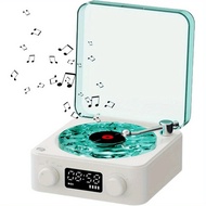 Retro Vinyl Record Player White Noise Bluetooth Turntable Speaker Portable Stereo Sleep Aid Wireless