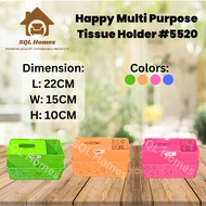 Happy Multi-Purpose Tissue Holder | Multi Color | Space Saver | 5520