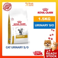 Royal Canin Cat Urinary S/O 1.5kg Vet Diet Feline Makanan Kucing Batu Karang 猫 尿道发炎结石 处方 猫粮