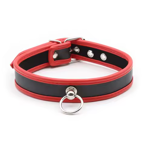 Role play Slave Bondage Choker Collar For Women Girls Necklace Metal Leather Chocker Goth Anime Cosp