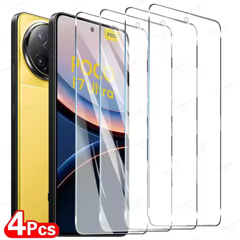 4PCS Screen Protector For POCO F7 Ultra M7 X7 F6 X6 F5 M6 Pro C75 C65 M5S X3 X5 Pro 5G X4 F4 GT NFC 