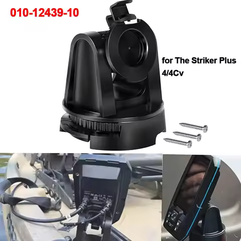 010-12439-10 Tilt/Swivel Mount for Garmin Striker 4/Plus 4/4Cv, Kayaking, Boating and Stand-Up Paddl